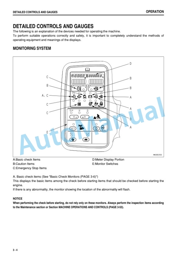 Komatsu PC600-6, PC600LC-6 Hydraulic Excavator Operation and Maintenance Manual SEAM033905P 2 Komatsu PC600-6, PC600LC-6 Hydraulic Excavator Operation and Maintenance Manual SEAM033905P - Image 2