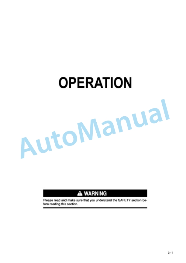Komatsu PC600-6, PC600LC-6 Hydraulic Excavator Operation and Maintenance Manual SEAM046200T 2 Komatsu PC600-6, PC600LC-6 Hydraulic Excavator Operation and Maintenance Manual SEAM046200T - Image 2