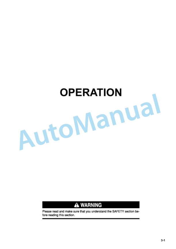 Komatsu PC600-7, PC600LC-7 Galeo Hydraulic Excavator Operation and Maintenance Manual SEAM053202T 2 Komatsu PC600-7, PC600LC-7 Galeo Hydraulic Excavator Operation and Maintenance Manual SEAM053202T - Image 2