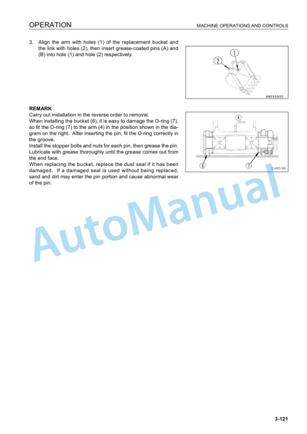 Komatsu PC600-7, PC600LC-7 Galeo Hydraulic Excavator Operation and Maintenance Manual SEAM053202T 4 Komatsu PC600-7, PC600LC-7 Galeo Hydraulic Excavator Operation and Maintenance Manual SEAM053202T - Image 4
