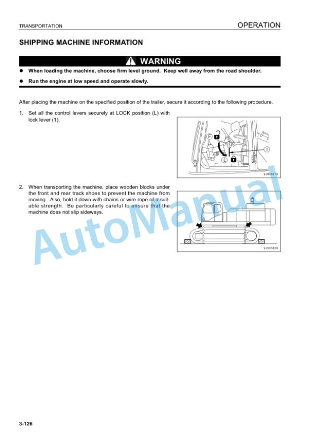 Komatsu PC600-7, PC600LC-7 Galeo Hydraulic Excavator Operation and Maintenance Manual SEAM053302P 4 Komatsu PC600-7, PC600LC-7 Galeo Hydraulic Excavator Operation and Maintenance Manual SEAM053302P - Image 4