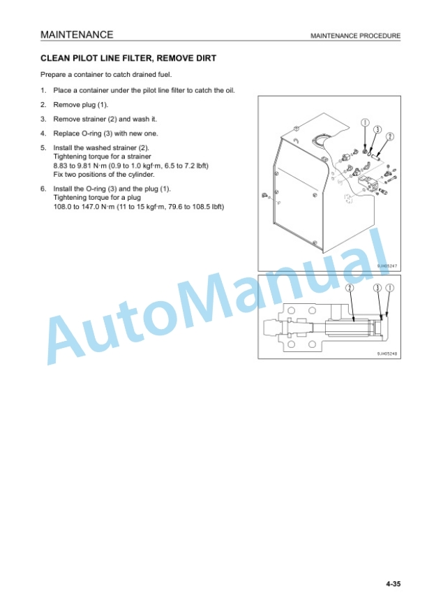 Komatsu PC600-7, PC600LC-7 Galeo Hydraulic Excavator Operation and Maintenance Manual SEAM053302P 5 Komatsu PC600-7, PC600LC-7 Galeo Hydraulic Excavator Operation and Maintenance Manual SEAM053302P - Image 5