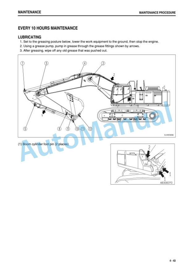 Komatsu PC600-7, PC600LC-7 Hydraulic Excavator Operation and Maintenance Manual TEN00037-02 5 Komatsu PC600-7, PC600LC-7 Hydraulic Excavator Operation and Maintenance Manual TEN00037-02 - Image 5