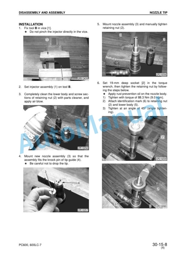 Komatsu PC600-7, PC600LC-7 Hydraulic Excavator Shop Manual SEBM031208 5 Komatsu PC600-7, PC600LC-7 Hydraulic Excavator Shop Manual SEBM031208 - Image 5