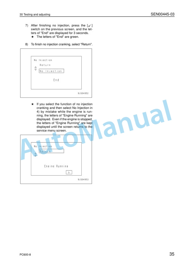 Komatsu PC600-8, PC600LC-8 Hydraulic Excavator Shop Manual SEN00128-16 3 Komatsu PC600-8, PC600LC-8 Hydraulic Excavator Shop Manual SEN00128-16 - Image 3