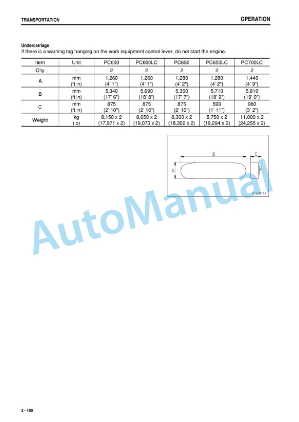 Komatsu PC600-8E0, PC600LC-8E0, PC650-8E0, PC650LC-8E0, PC700LC-8E0 Hydraulic Excavator Operation and Maintenance Manual TEN00405-04 4 Komatsu PC600-8E0, PC600LC-8E0, PC650-8E0, PC650LC-8E0, PC700LC-8E0 Hydraulic Excavator Operation and Maintenance Manual TEN00405-04 - Image 4