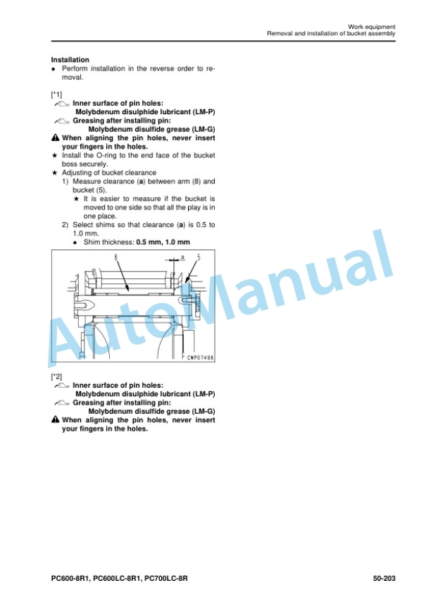 Komatsu PC600-8R1, PC600LC-8R1, PC700LC-8R Hydraulic Excavator Shop Manual SEN05660-06 5 Komatsu PC600-8R1, PC600LC-8R1, PC700LC-8R Hydraulic Excavator Shop Manual SEN05660-06 - Image 5