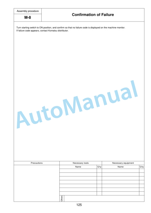 Komatsu PC650LC-11 Hydraulic Excavator Field Assembly Instruction GEN00149-01 5 Komatsu PC650LC-11 Hydraulic Excavator Field Assembly Instruction GEN00149-01 - Image 5