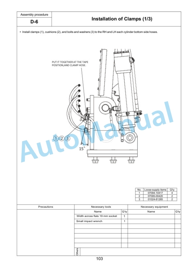 Komatsu PC650LC-11 Hydraulic Excavator Field Assembly Manual GEN00149-06 4 Komatsu PC650LC-11 Hydraulic Excavator Field Assembly Manual GEN00149-06 - Image 4