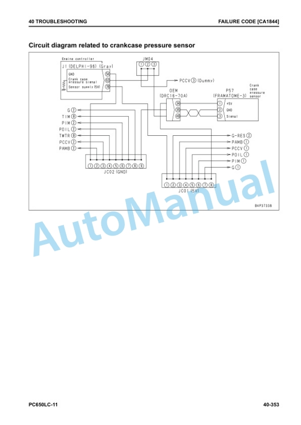 Komatsu PC650LC-11 Hydraulic Excavator Shop Manual SEN06603-11 3 Komatsu PC650LC-11 Hydraulic Excavator Shop Manual SEN06603-11 - Image 3
