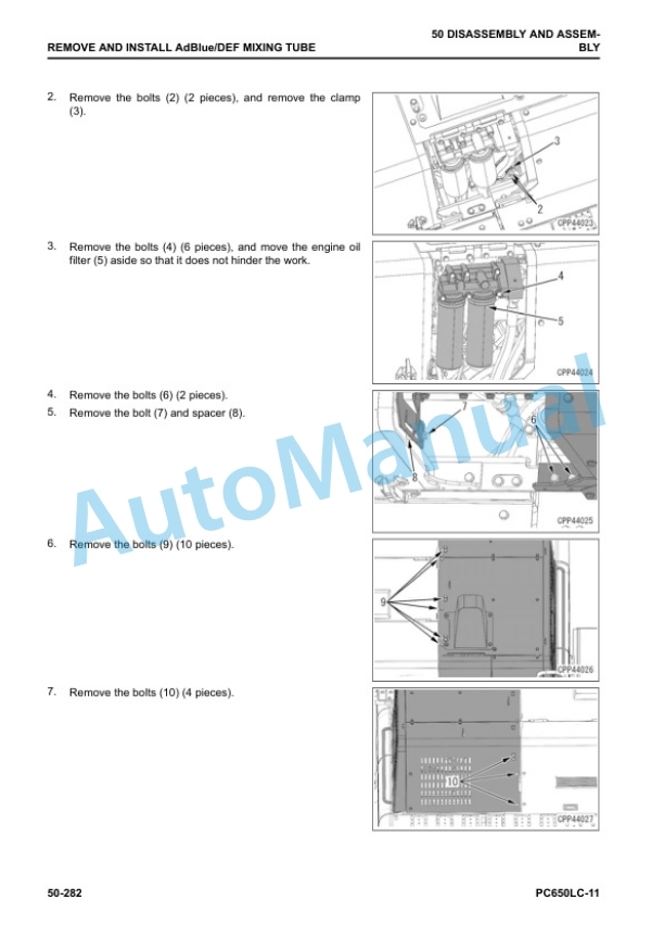 Komatsu PC650LC-11 Hydraulic Excavator Shop Manual SEN06603-12 5 Komatsu PC650LC-11 Hydraulic Excavator Shop Manual SEN06603-12 - Image 5