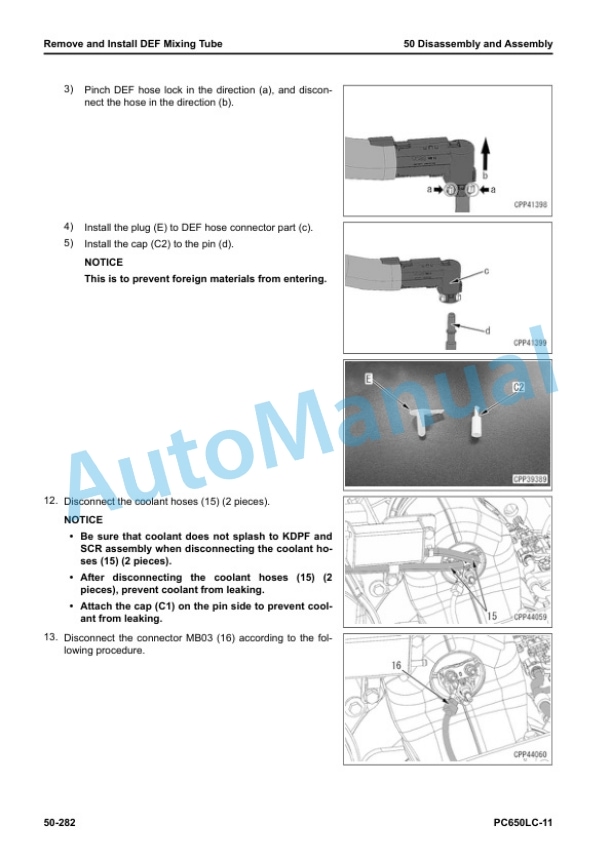 Komatsu PC650LC-11 Hydraulic Excavator Shop Manual SEN06603-17 5 Komatsu PC650LC-11 Hydraulic Excavator Shop Manual SEN06603-17 - Image 5