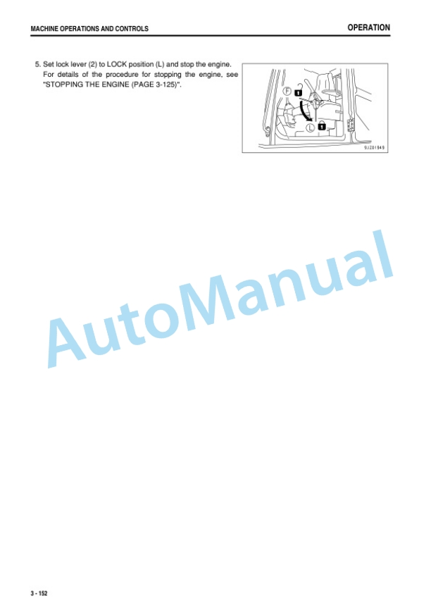 Komatsu PC70-8 Hydraulic Excavator Operation and Maintenance Manual PEN00637-01 4 Komatsu PC70-8 Hydraulic Excavator Operation and Maintenance Manual PEN00637-01 - Image 4