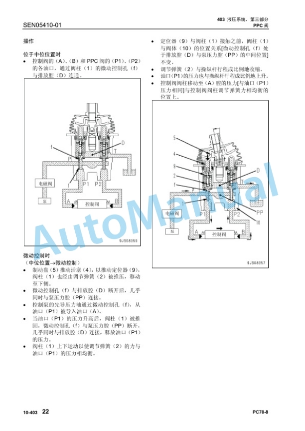 Komatsu PC70-8 Hydraulic Excavator Parts Manual YCBM300900 2 Komatsu PC70-8 Hydraulic Excavator Parts Manual YCBM300900-2