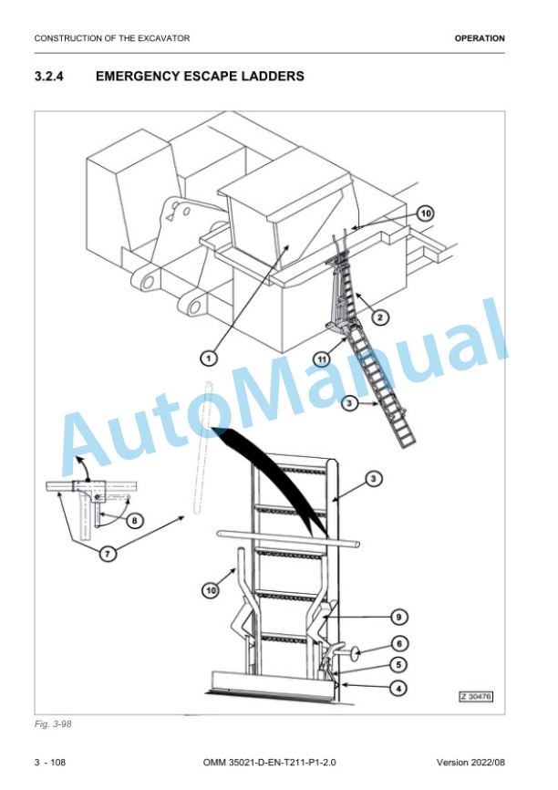 Komatsu PC7000-11 Hydraulic Mining Excavator Operation and Maintenance Manual 35021-D-EN-T211-P1-2.0 2 Komatsu PC7000-11 Hydraulic Mining Excavator Operation and Maintenance Manual 35021-D-EN-T211-P1-2.0 - Image 2