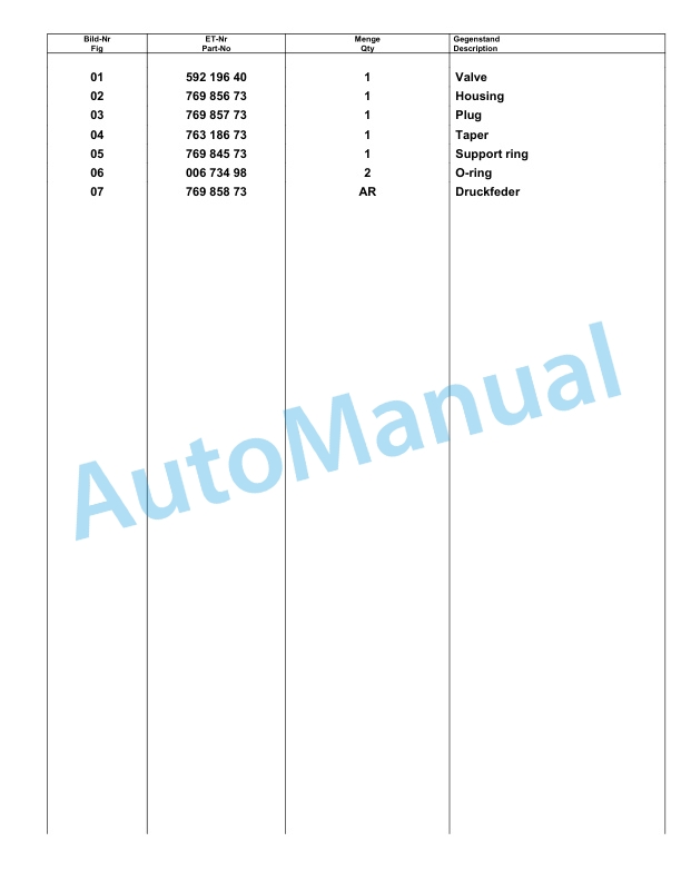 Komatsu PC7000-6 Hydraulic Excavator Parts Manual G35001 5 Komatsu PC7000-6 Hydraulic Excavator Parts Manual G35001-5