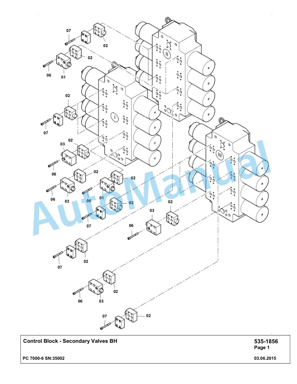 Komatsu PC7000-6 Hydraulic Excavator Parts Manual G35002 3 Komatsu PC7000-6 Hydraulic Excavator Parts Manual G35002-3