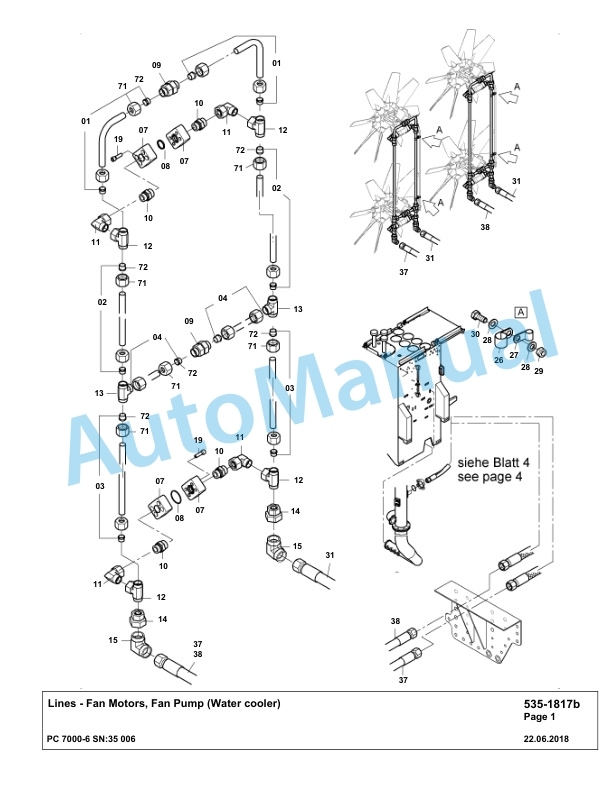 Komatsu PC7000-6 Hydraulic Excavator Parts Manual G35006 2 Komatsu PC7000-6 Hydraulic Excavator Parts Manual G35006-2