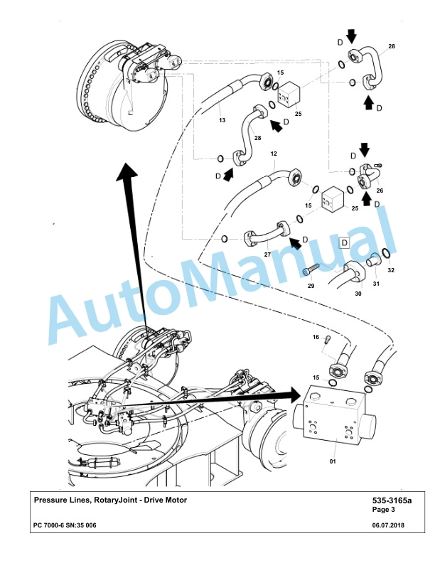 Komatsu PC7000-6 Hydraulic Excavator Parts Manual G35006 3 Komatsu PC7000-6 Hydraulic Excavator Parts Manual G35006-3
