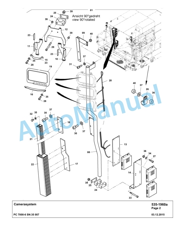 Komatsu PC7000-6 Hydraulic Excavator Parts Manual G35007 3 Komatsu PC7000-6 Hydraulic Excavator Parts Manual G35007-3