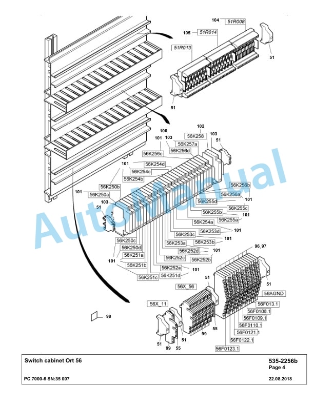 Komatsu PC7000-6 Hydraulic Excavator Parts Manual G35007 4 Komatsu PC7000-6 Hydraulic Excavator Parts Manual G35007-4