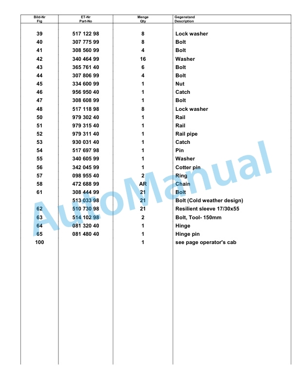 Komatsu PC7000-6 Hydraulic Excavator Parts Manual G35008 3 Komatsu PC7000-6 Hydraulic Excavator Parts Manual G35008-3
