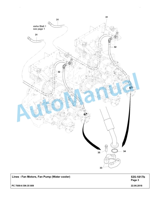 Komatsu PC7000-6 Hydraulic Excavator Parts Manual G35009 2 Komatsu PC7000-6 Hydraulic Excavator Parts Manual G35009-2