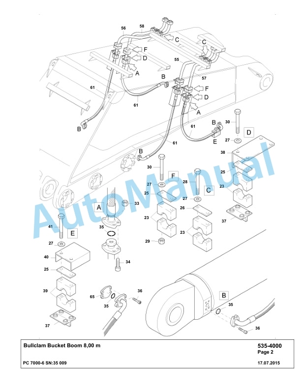 Komatsu PC7000-6 Hydraulic Excavator Parts Manual G35009 3 Komatsu PC7000-6 Hydraulic Excavator Parts Manual G35009-3