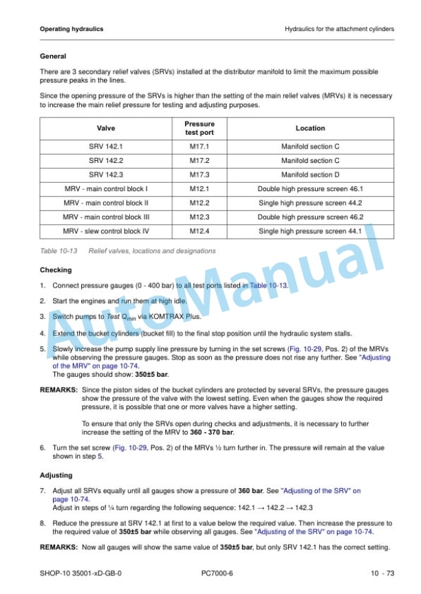 Komatsu PC7000-6 Hydraulic Mining Shovel Shop Manual 35001-xD-GB-0 4 Komatsu PC7000-6 Hydraulic Mining Shovel Shop Manual 35001-xD-GB-0 - Image 4