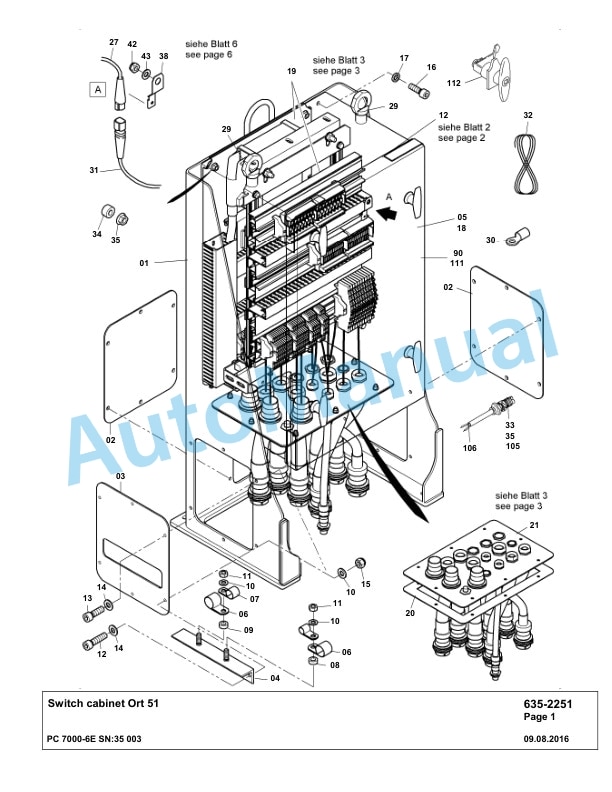 Komatsu PC7000-6E Hydraulic Excavator Parts Manual G35003 4 Komatsu PC7000-6E Hydraulic Excavator Parts Manual G35003-4