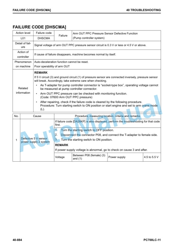 Komatsu PC700LC-11 Hydraulic Excavator Shop Manual SEN06700-01 4 Komatsu PC700LC-11 Hydraulic Excavator Shop Manual SEN06700-01 - Image 4