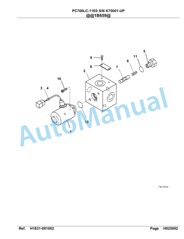 Komatsu PC700LC-11E0 Hydraulic Excavator Parts Manual PC00072U 3 Komatsu PC700LC-11E0 Hydraulic Excavator Parts Manual PC00072U-3