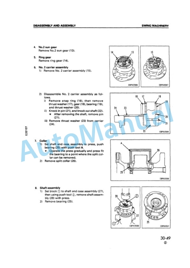 Komatsu PC71 Hydraulic Excavator Shop Manual 5 Komatsu PC71 Hydraulic Excavator Shop Manual-5
