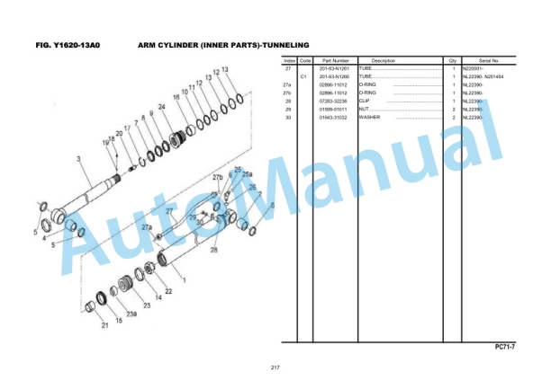 Komatsu PC71 Parts Manual KIPLINDPRBA0001 5 Komatsu PC71 Parts Manual KIPLINDPRBA0001 - Image 5