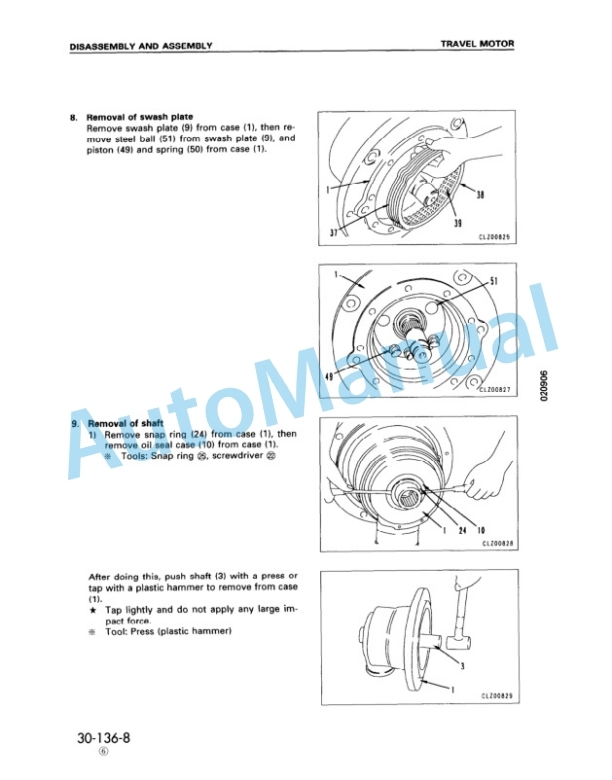 Komatsu PC750-6, PC800-6 Hydraulic Excavator Shop Manual SEBM008707 5 Komatsu PC750-6, PC800-6 Hydraulic Excavator Shop Manual SEBM008707-5