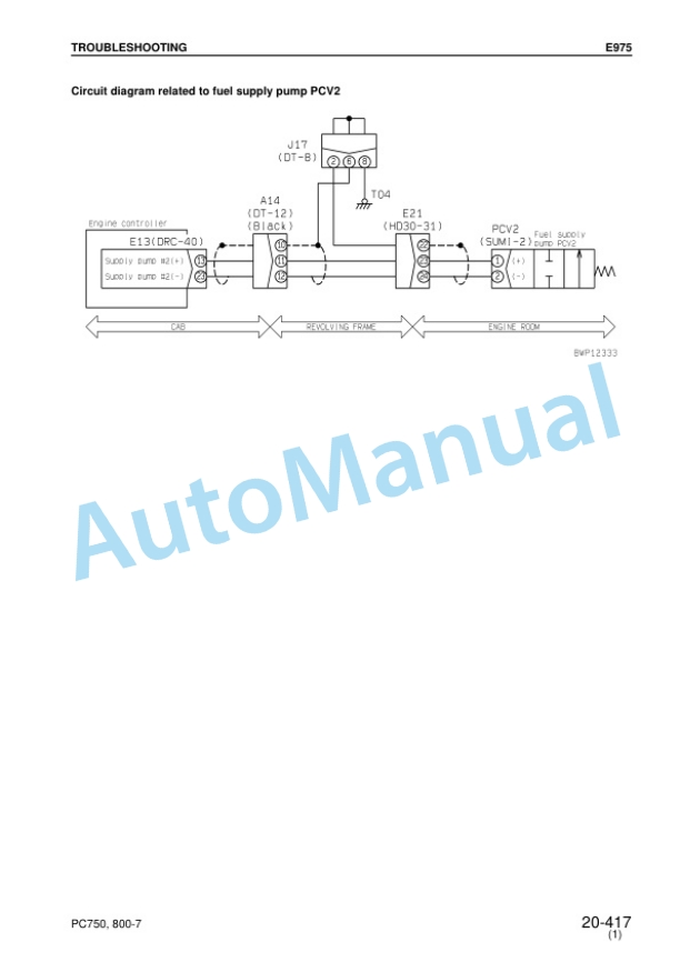 Komatsu PC750-7, PC800-7 Hydraulic Excavator Shop Manual SEBM031313 4 Komatsu PC750-7, PC800-7 Hydraulic Excavator Shop Manual SEBM031313 - Image 4
