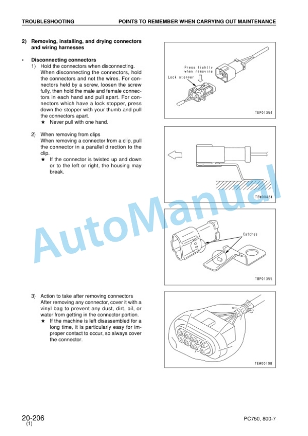 Komatsu PC750-7, PC800-7 Hydraulic Excavator Shop Manual SEBM031314 3 Komatsu PC750-7, PC800-7 Hydraulic Excavator Shop Manual SEBM031314 - Image 3