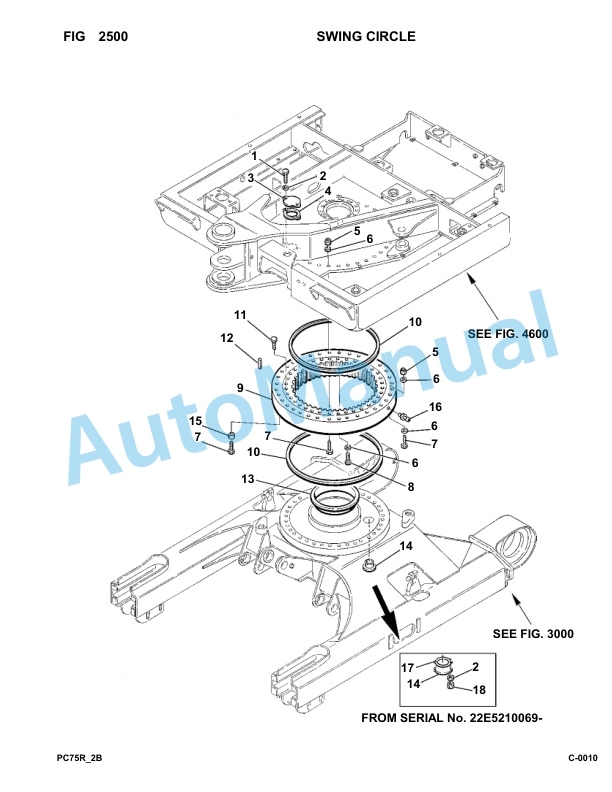 Komatsu PC75R-2 Hydraulic Excavator Parts Manual 22E5210001-up 2 Komatsu PC75R-2 Hydraulic Excavator Parts Manual 22E5210001-up-2