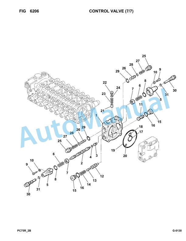 Komatsu PC75R-2 Hydraulic Excavator Parts Manual 22E5210001-up 4 Komatsu PC75R-2 Hydraulic Excavator Parts Manual 22E5210001-up-4