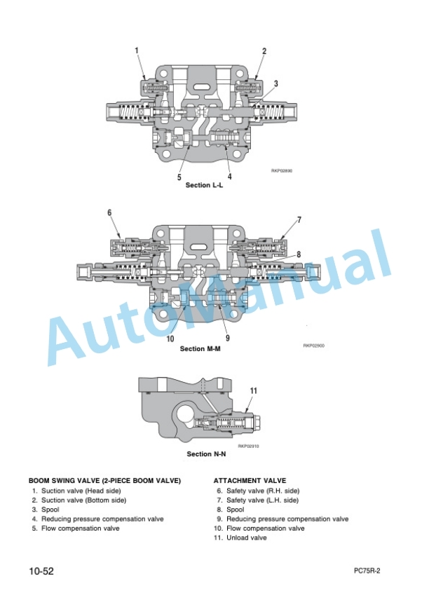 Alternative view of Komatsu PC75R-2 Hydraulic Excavator Shop Manual WEBM004000