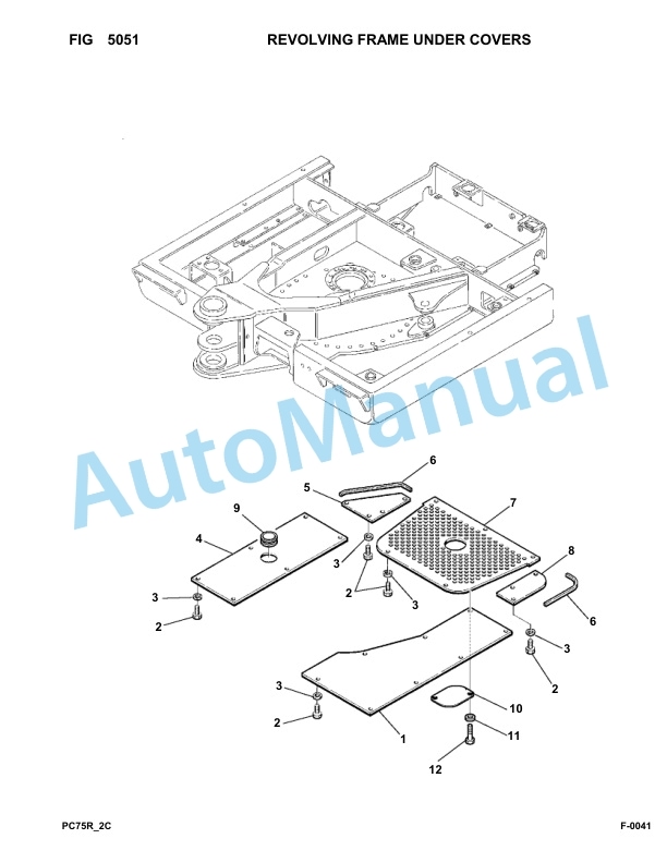 Komatsu PC75R-2, PC75R-2HD Hydraulic Excavator Parts Manual 22E521050-UP 3 Komatsu PC75R-2, PC75R-2HD Hydraulic Excavator Parts Manual 22E521050-UP-3