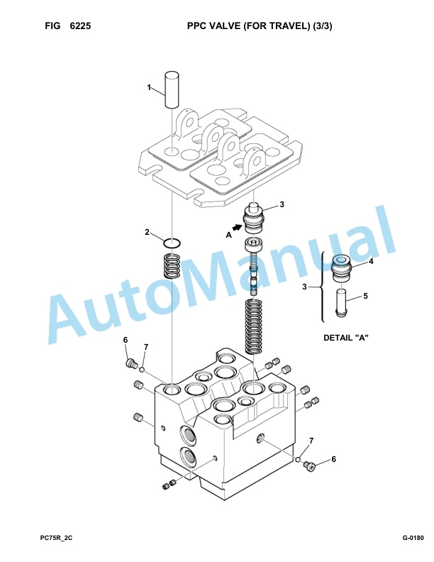 Komatsu PC75R-2, PC75R-2HD Hydraulic Excavator Parts Manual 22E521050-UP 4 Komatsu PC75R-2, PC75R-2HD Hydraulic Excavator Parts Manual 22E521050-UP-4