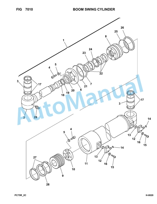 Komatsu PC75R-2, PC75R-2HD Hydraulic Excavator Parts Manual 22E521050-UP 5 Komatsu PC75R-2, PC75R-2HD Hydraulic Excavator Parts Manual 22E521050-UP-5