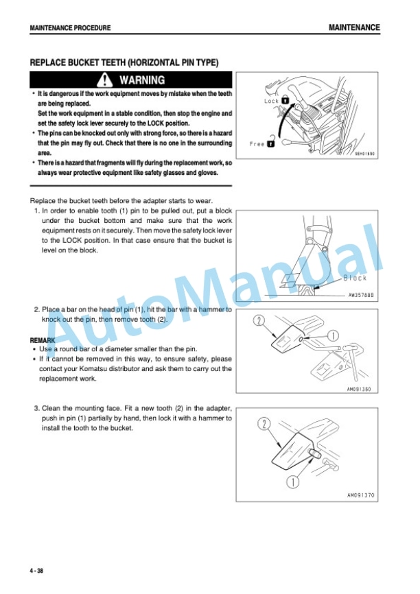 Komatsu PC78MR-6 Galeo Hydraulic Excavator Operation and Maintenance Manual SEAM052501T 5 Komatsu PC78MR-6 Galeo Hydraulic Excavator Operation and Maintenance Manual SEAM052501T - Image 5