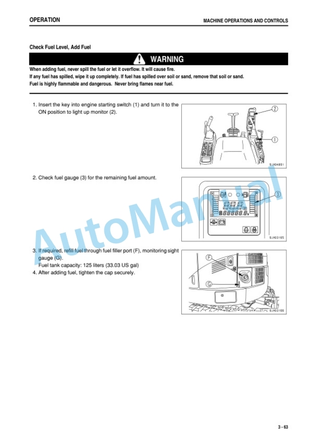 Komatsu PC78MR-6 Galeo Hydraulic Excavator Operation and Maintenance Manual SEAM059601P 3 Komatsu PC78MR-6 Galeo Hydraulic Excavator Operation and Maintenance Manual SEAM059601P - Image 3