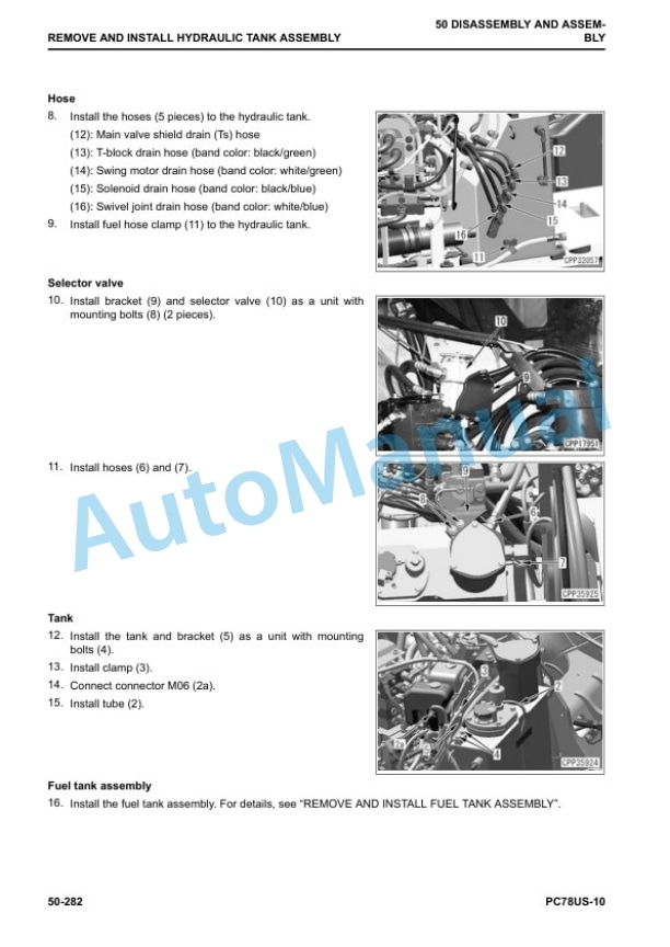 Komatsu PC78US-10 Hydraulic Excavator Shop Manual SEN06518-03 5 Komatsu PC78US-10 Hydraulic Excavator Shop Manual SEN06518-03 - Image 5