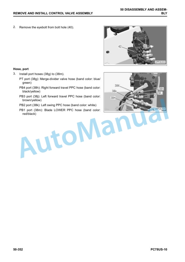 Komatsu PC78US-10 Hydraulic Excavator Shop Manual SEN06518-08 5 Komatsu PC78US-10 Hydraulic Excavator Shop Manual SEN06518-08 - Image 5