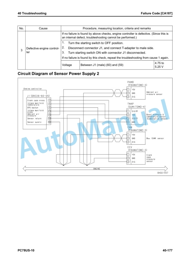 Komatsu PC78US-10 Hydraulic Excavator Shop Manual SEN06518-09 3 Komatsu PC78US-10 Hydraulic Excavator Shop Manual SEN06518-09 - Image 3