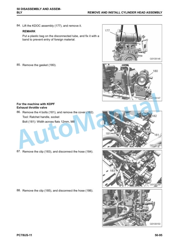 Komatsu PC78US-11 Hydraulic Excavator Shop Manual SEN06844-02 4 Komatsu PC78US-11 Hydraulic Excavator Shop Manual SEN06844-02 - Image 4