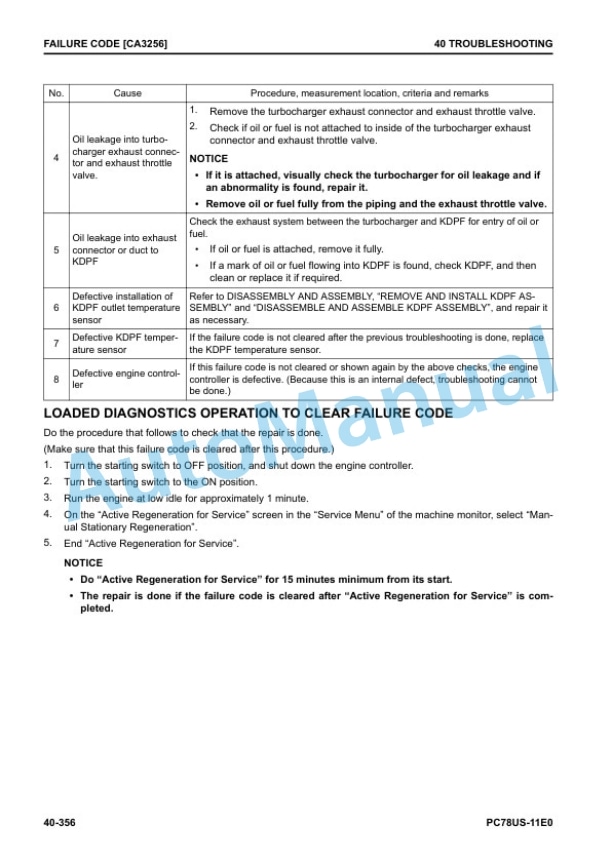Komatsu PC78US-11E0 Hydraulic Excavator Shop Manual SEN06854-07 3 Komatsu PC78US-11E0 Hydraulic Excavator Shop Manual SEN06854-07 - Image 3